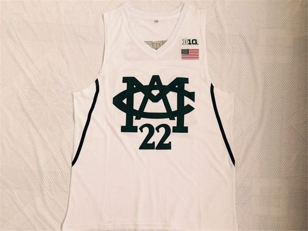 ncaa michigan state spartans college #22 miles bridges basketball jerseys - white, Black
ncaa michigan state spartans college #22 miles bridges basketball jerseys - white, Black