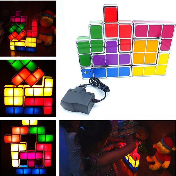 diy tetris puzzle light stackable led desk lamp constructible block night light 3d retro game tower lamp baby colorful brick toy
diy tetris puzzle light stackable led desk lamp constructible block night light 3d retro game tower lamp baby colorful brick toy