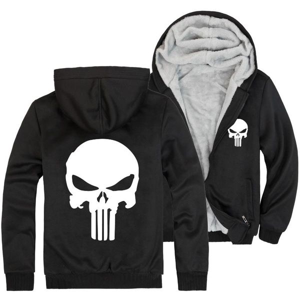 2018 autumn and winter cotton-padded clothes cardigan skull hoodie men's zipper jacket set, Black
2018 autumn and winter cotton-padded clothes cardigan skull hoodie men's zipper jacket set, Black