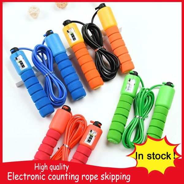 electronic counting jump ropes adjustable fast speed fitness sports counting jump skip rope
electronic counting jump ropes adjustable fast speed fitness sports counting jump skip rope
