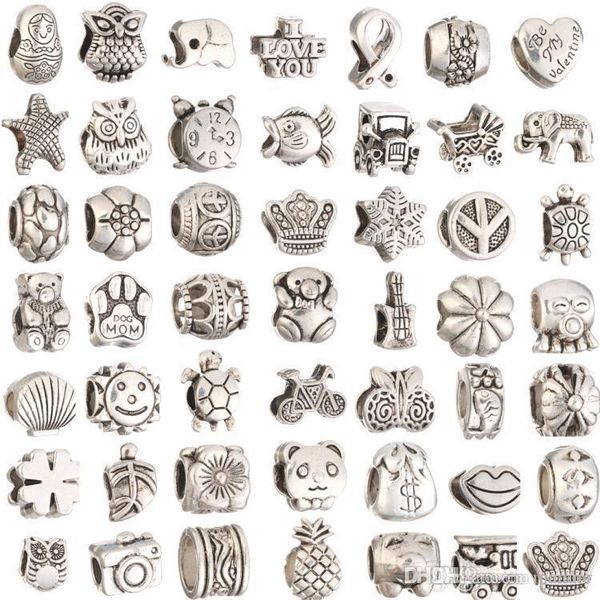 mix style silver plated big hole loose beads metals charms for pandora diy jewelry bracelet for european charms bracelet&necklace, Black
mix style silver plated big hole loose beads metals charms for pandora diy jewelry bracelet for european charms bracelet&necklace, Black