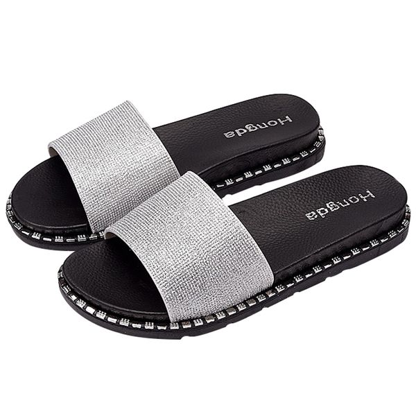 fashion sandals women shoes peep toe square ladies sandals summer seaside beach flat bottom non-slip women sandalias de mujer, Black
fashion sandals women shoes peep toe square ladies sandals summer seaside beach flat bottom non-slip women sandalias de mujer, Black