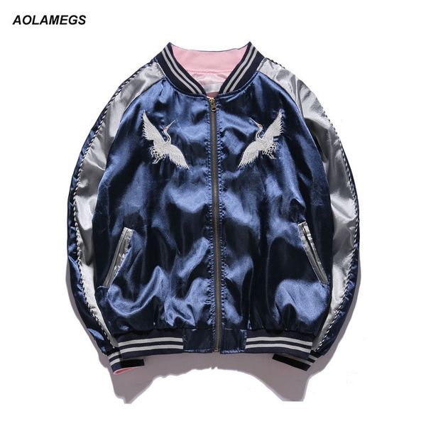 aolamegs japan yokosuka jacket men women fashion bomber jacket bird embroidery baseball uniform clothing streetwear, Black;brown
aolamegs japan yokosuka jacket men women fashion bomber jacket bird embroidery baseball uniform clothing streetwear, Black;brown