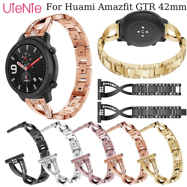 20mm bracelet for huami amazfit gtr 42mm women band with rhinestone strap for samsung galaxy watch active wristband accessories, Black;brown
20mm bracelet for huami amazfit gtr 42mm women band with rhinestone strap for samsung galaxy watch active wristband accessories, Black;brown