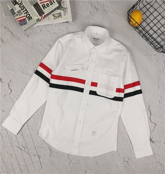 19ss new luxurious brands design thom tb browne oxford stripes white blouse men women fashion casual streetwear sweatshirts outdoor shirts, Gray;blue
19ss new luxurious brands design thom tb browne oxford stripes white blouse men women fashion casual streetwear sweatshirts outdoor shirts, Gray;blue