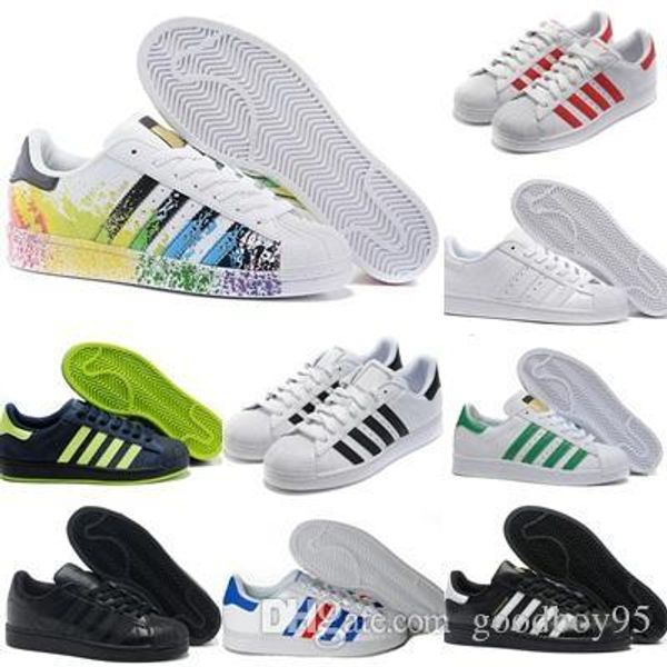2019 Super Star White Hologram Iridescent Junior Superstars 80s Pride Womens Mens Trainers Superstar Sports Casual Shoes
2019 Super Star White Hologram Iridescent Junior Superstars 80s Pride Womens Mens Trainers Superstar Sports Casual Shoes