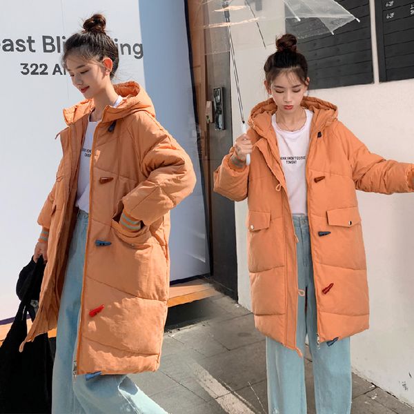 new female female down garment, wear, lamb hair, long-style buckle student's clean cotton clothes, Black
new female female down garment, wear, lamb hair, long-style buckle student's clean cotton clothes, Black