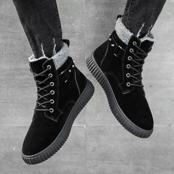 winter warm fur men shoes winter high men snow boots outdoor work casual shoes fashion leather lace-up ankle boots, Black
winter warm fur men shoes winter high men snow boots outdoor work casual shoes fashion leather lace-up ankle boots, Black