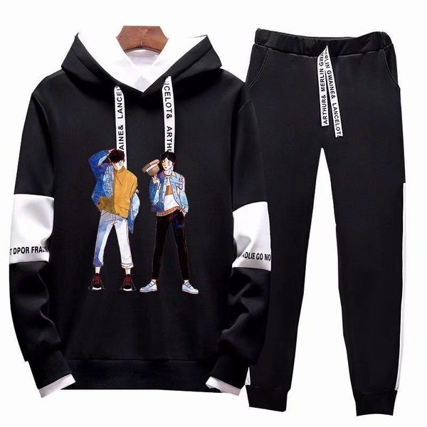 south korean long sleeve men's set south korean loose trend student boys' sportswear men's spring and autumn cardigan track s, Gray
south korean long sleeve men's set south korean loose trend student boys' sportswear men's spring and autumn cardigan track s, Gray