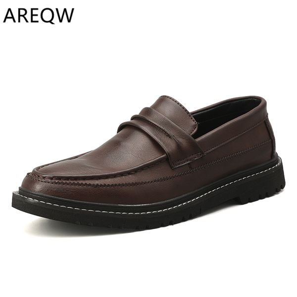 novelty concise men casual leather shoes leisure spring autumm flat loafer driving shoes comfy solid slip on footwear, Black
novelty concise men casual leather shoes leisure spring autumm flat loafer driving shoes comfy solid slip on footwear, Black