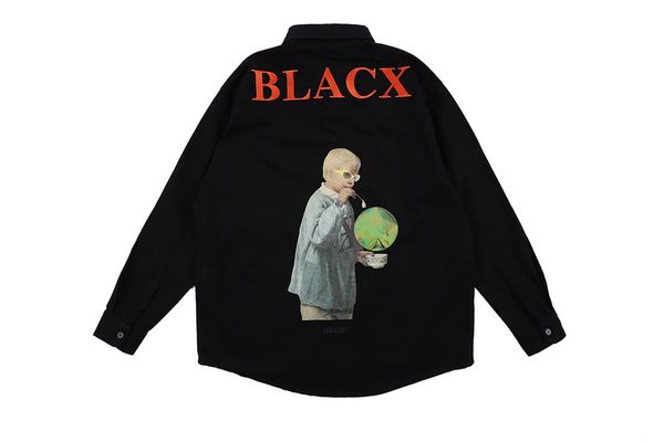 2019 nagri little boy printed men casual shirts hiphop streetwear oversized men black shirt, White;black
2019 nagri little boy printed men casual shirts hiphop streetwear oversized men black shirt, White;black