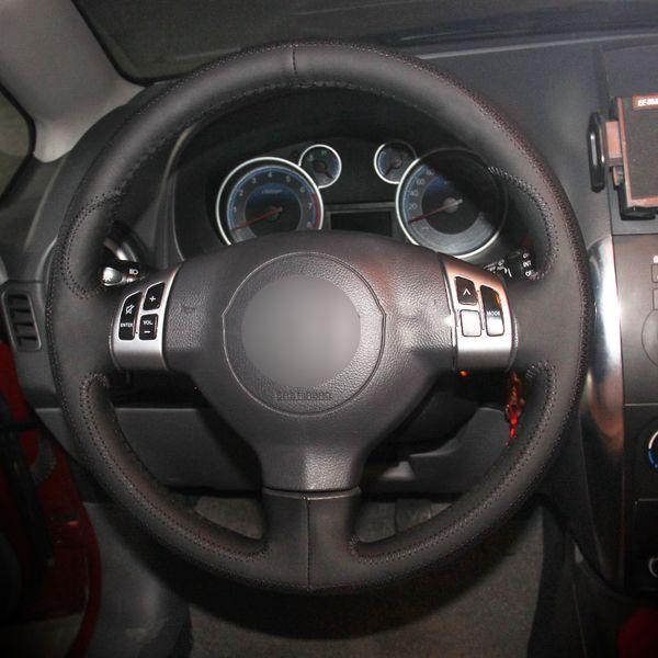 black artificial leather diy hand sewing car steering wheel cover for suzuki swift sx4 alto
black artificial leather diy hand sewing car steering wheel cover for suzuki swift sx4 alto