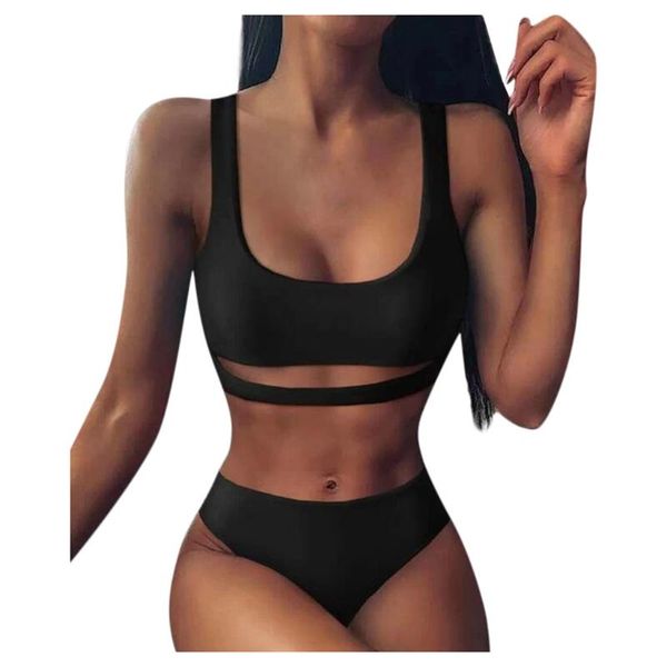 new popular women's swimsuit women push up hight waist two pieces bikini swimwear pool party essential beachwear, White;black
new popular women's swimsuit women push up hight waist two pieces bikini swimwear pool party essential beachwear, White;black
