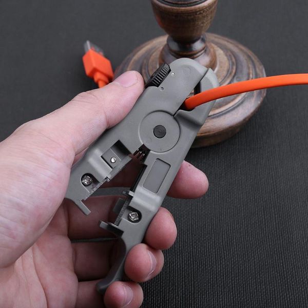 multifunctional plastic cable wire stripper crimping tool for 3.2-9mm cable cutter stripping pliers tool for network universal
multifunctional plastic cable wire stripper crimping tool for 3.2-9mm cable cutter stripping pliers tool for network universal