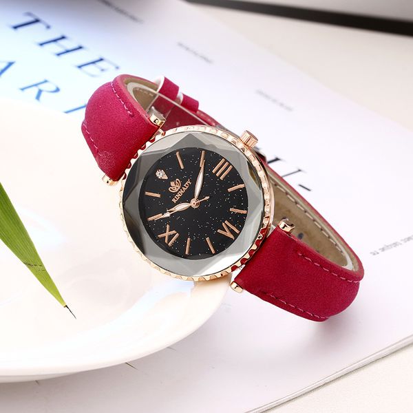 rhombic lady gold quartz watch rome retro leather watchband women watches star dial brand ladies wristwatches zegarek damski, Slivery;brown
rhombic lady gold quartz watch rome retro leather watchband women watches star dial brand ladies wristwatches zegarek damski, Slivery;brown