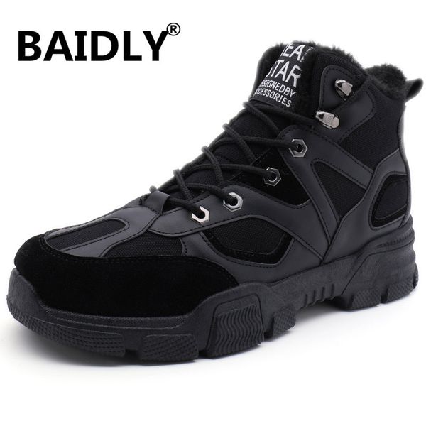 winter boots men leather winter shoes men fur flock ankle boots plus size sneakers botas hombre, Black
winter boots men leather winter shoes men fur flock ankle boots plus size sneakers botas hombre, Black