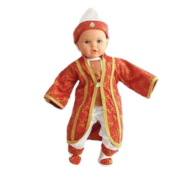 ottoman prince baby mevlüt kit red, White