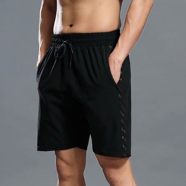 black running sport men shorts elastic pocket training crossfit fitness soccer jersey sportswear men's basketball loose shorts, Black;blue 
black running sport men shorts elastic pocket training crossfit fitness soccer jersey sportswear men's basketball loose shorts, Black;blue