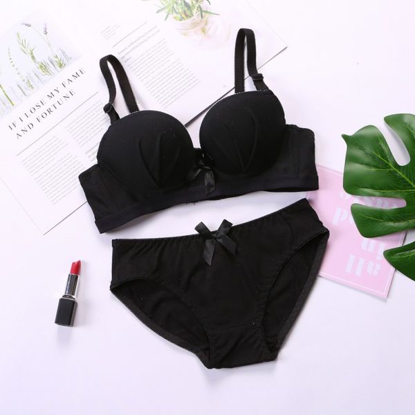 cotton refreshing wire bra brief sets women push up underwear set bra set, Red;black
cotton refreshing wire bra brief sets women push up underwear set bra set, Red;black