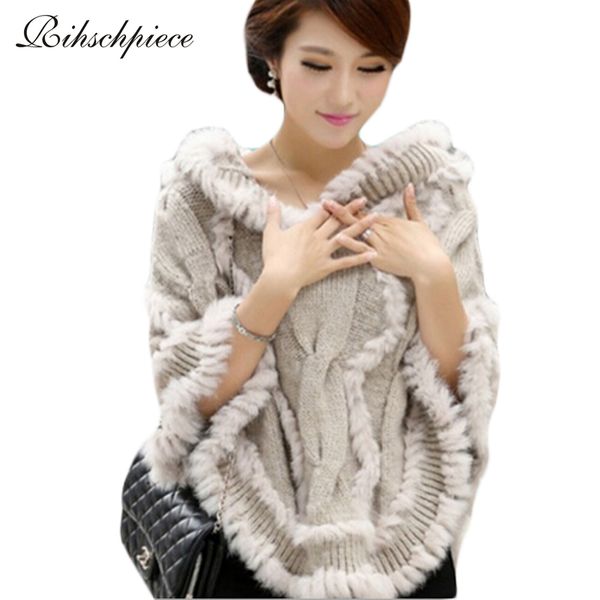 women's fur & faux rihschpiece 2021 winter poncho sweater pullover hoodies collar knitted cape batwing sleeve jacket rzf1293, Black
women's fur & faux rihschpiece 2021 winter poncho sweater pullover hoodies collar knitted cape batwing sleeve jacket rzf1293, Black