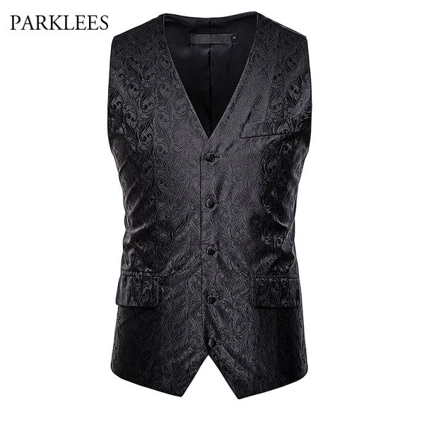 classic floral mens suit vests 2019 new single breasted flap pockets tuxedo waistcoat men party prom club gilet chaleco hombre, Black;white
classic floral mens suit vests 2019 new single breasted flap pockets tuxedo waistcoat men party prom club gilet chaleco hombre, Black;white