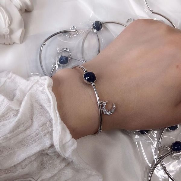 fashion-y jewelry s925 sterling silver bracelets kyanite moon simple bracelets for women fashion of shipping, Golden;silver
fashion-y jewelry s925 sterling silver bracelets kyanite moon simple bracelets for women fashion of shipping, Golden;silver