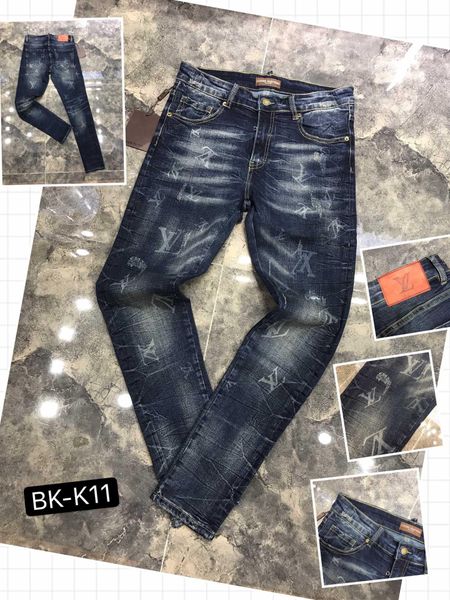 europe and the united states tide brand fashion new tiger head embroidery dark men's jeans trousers slim small straight tide #484, Blue
europe and the united states tide brand fashion new tiger head embroidery dark men's jeans trousers slim small straight tide #484, Blue