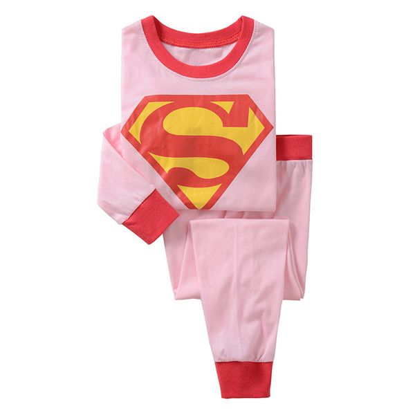 Pink Superman Cotton Roupas Infantis Menina Kids Pajamas Girls Sleepwear Pijamas Kids Infantis Pyjamas Children Clothing Set 2-7
Pink Superman Cotton Roupas Infantis Menina Kids Pajamas Girls Sleepwear Pijamas Kids Infantis Pyjamas Children Clothing Set 2-7