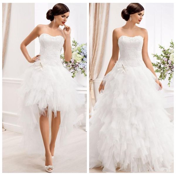 sweetheart lace ball gown wedding dresses with tulle detachable train long puffy bridal gowns 2020 handmade flowers adorned vestidos, White
sweetheart lace ball gown wedding dresses with tulle detachable train long puffy bridal gowns 2020 handmade flowers adorned vestidos, White
