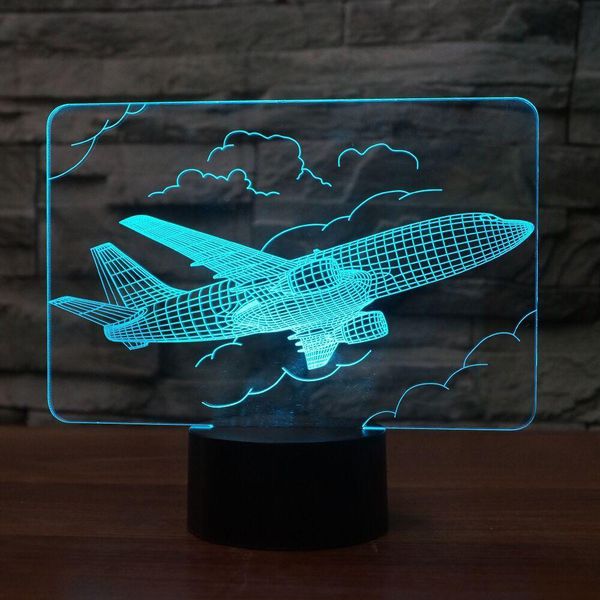 creative airplane 3d night light remote plane 7 color change 3d light led table lamp optical illusion bulbing night light
creative airplane 3d night light remote plane 7 color change 3d light led table lamp optical illusion bulbing night light