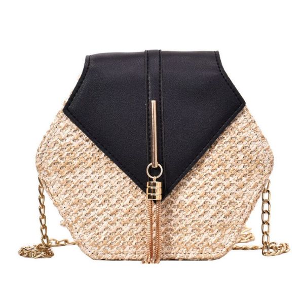 bags for women 2019 straw slung shoulder tassel chic chain casual messenger simple retro shoulder bag
bags for women 2019 straw slung shoulder tassel chic chain casual messenger simple retro shoulder bag