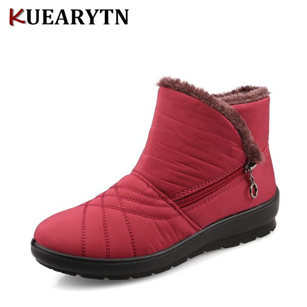 2018 autumn winter casual snow boots waterproof women ankle boots thermal flat slip-resistant fashion winter shoes woman, Black
2018 autumn winter casual snow boots waterproof women ankle boots thermal flat slip-resistant fashion winter shoes woman, Black