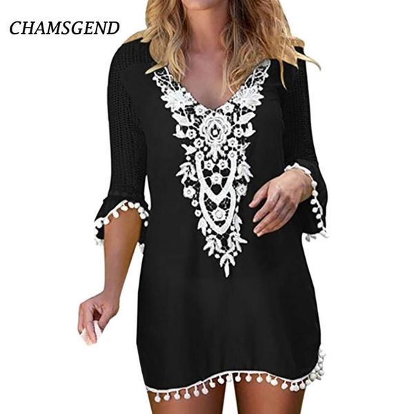 2020 summer swimwear lace patchwork hollow beach dress women trim tassel beach cover up wear saida de praia pareos z1219
2020 summer swimwear lace patchwork hollow beach dress women trim tassel beach cover up wear saida de praia pareos z1219