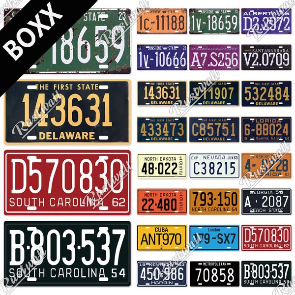 classic licenses plate tin sign car number plaque metal decorative plate for garage living room home wall decor
classic licenses plate tin sign car number plaque metal decorative plate for garage living room home wall decor