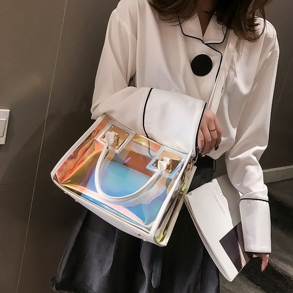 2020 new shoulder bag women's laser transparent portable child and mother bag casual fashion mini messenger ladies
2020 new shoulder bag women's laser transparent portable child and mother bag casual fashion mini messenger ladies