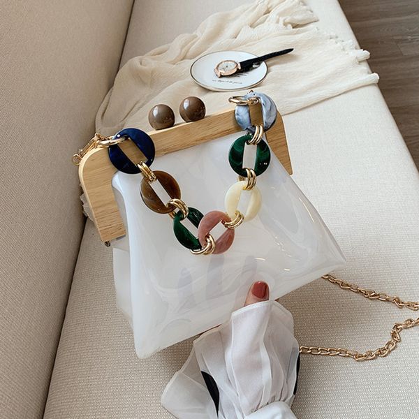 sac transparent femme fashion women shoulder bag candy color summer clear jelly bag wood mouth kiss lock crossbody chain
sac transparent femme fashion women shoulder bag candy color summer clear jelly bag wood mouth kiss lock crossbody chain