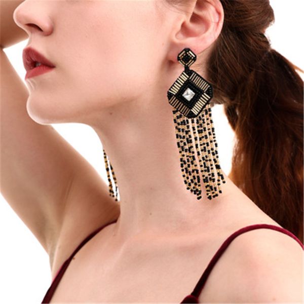 female women girl long big vintage dangle drop earrings tassel beads bohemia ethnic handmade fashion jewelry accessories-jm-w15, Silver
female women girl long big vintage dangle drop earrings tassel beads bohemia ethnic handmade fashion jewelry accessories-jm-w15, Silver
