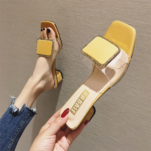 summer transparent women slippers new metal buckle square heels pvc slippers female party shoes open toe ladies shoes for women, Black
summer transparent women slippers new metal buckle square heels pvc slippers female party shoes open toe ladies shoes for women, Black