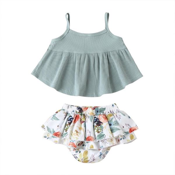 summer baby girl clothes strap ruffles solid suspender vest +floral shorts outfits baby girl clothes set ropa de nena, White
summer baby girl clothes strap ruffles solid suspender vest +floral shorts outfits baby girl clothes set ropa de nena, White