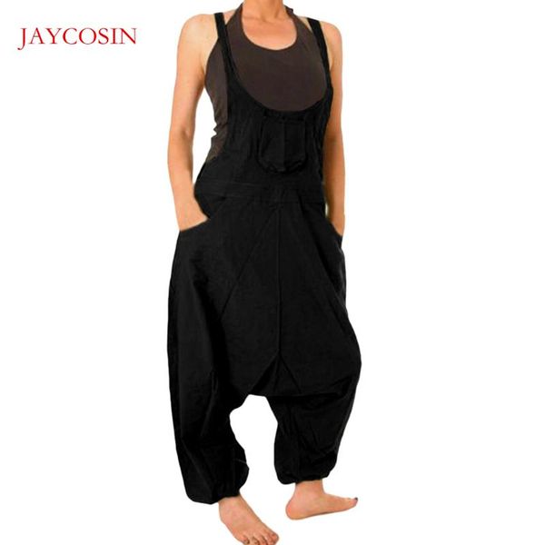 jaycosin clothes women solid color drop crotch loose jumpsuit women pocket summer sleeveless rompers jumpsuit e18, Black;white
jaycosin clothes women solid color drop crotch loose jumpsuit women pocket summer sleeveless rompers jumpsuit e18, Black;white