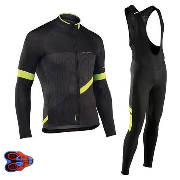 nw autumn cycling jersey long sleeve bicycle cycling clothing bike shirt maillot ropa ciclismo bib pants 9d gel pad, Black;blue
nw autumn cycling jersey long sleeve bicycle cycling clothing bike shirt maillot ropa ciclismo bib pants 9d gel pad, Black;blue