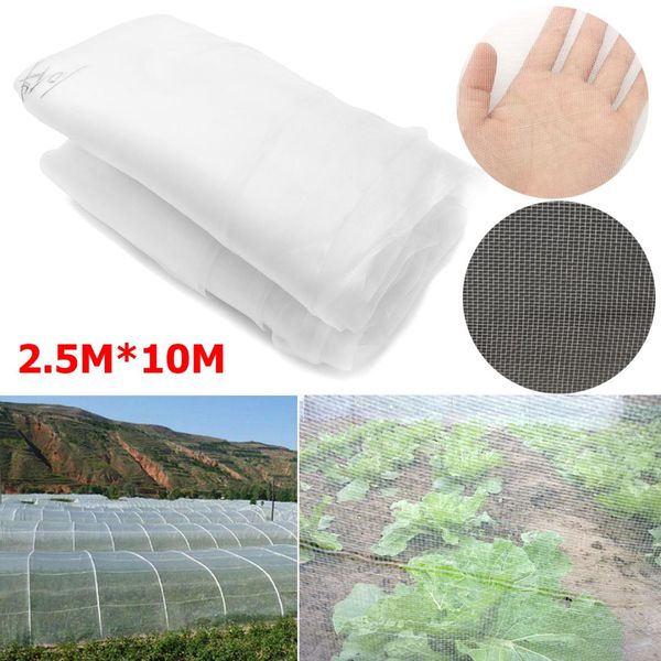 2.5*10m 8x32ft vegetable netting mesh insect mosquito anti bird net greenhouse garden crop vegetable protection fine mesh cloth, Black;white
2.5*10m 8x32ft vegetable netting mesh insect mosquito anti bird net greenhouse garden crop vegetable protection fine mesh cloth, Black;white