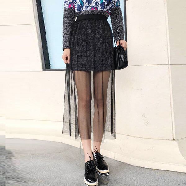 women spring summer mesh white skirt casual vintage high waist see through lace hollow out a line bodycon black skirt 141
women spring summer mesh white skirt casual vintage high waist see through lace hollow out a line bodycon black skirt 141