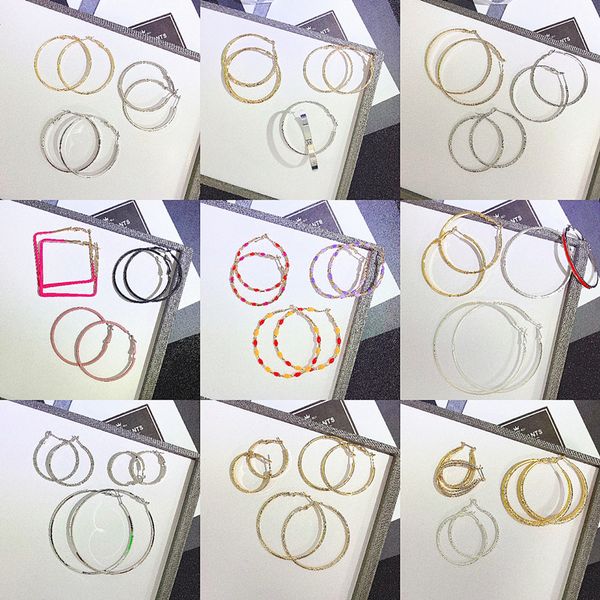 discount hoop earrings mix silver gold shine fashion korean geometric large square small earrings set asymmetric wholesales jewelry dhl, Golden;silver
discount hoop earrings mix silver gold shine fashion korean geometric large square small earrings set asymmetric wholesales jewelry dhl, Golden;silver
