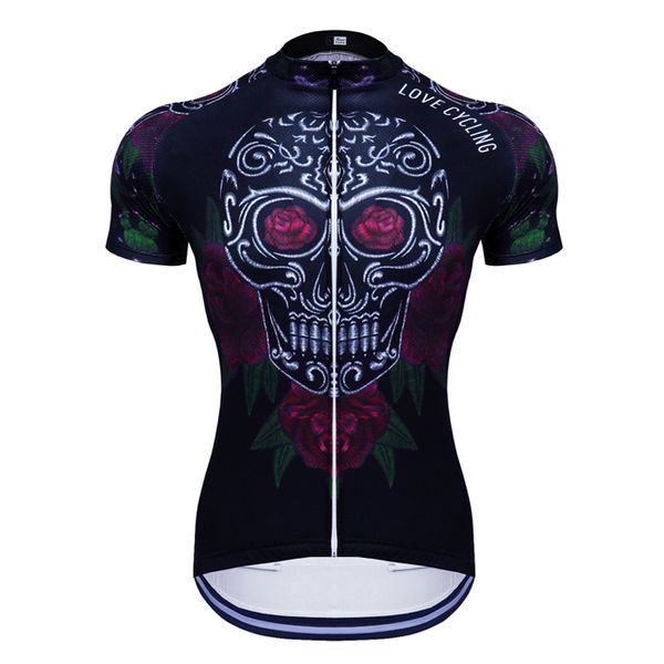 skull sublimation printing cycling jersey polyester bike wear summer men quick dry cycling bicycle shirt, Black;red
skull sublimation printing cycling jersey polyester bike wear summer men quick dry cycling bicycle shirt, Black;red