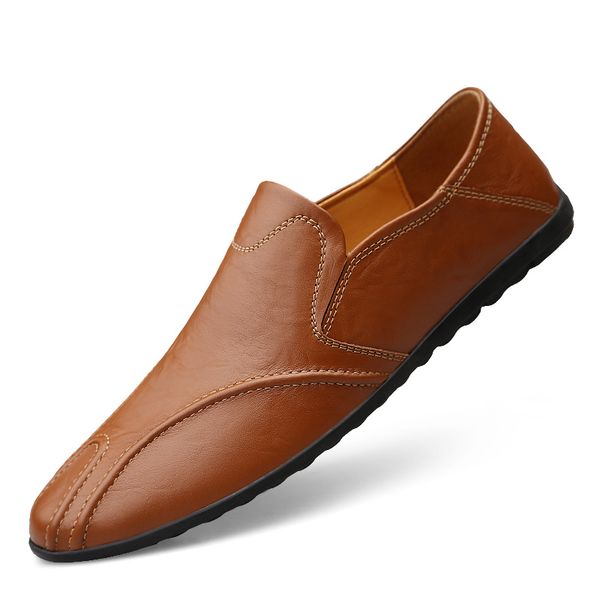 men shoes leather summer fashion driving shoes men slip on loafers light moccasins breathe mens soft zapatos hombre hc-068, Black
men shoes leather summer fashion driving shoes men slip on loafers light moccasins breathe mens soft zapatos hombre hc-068, Black