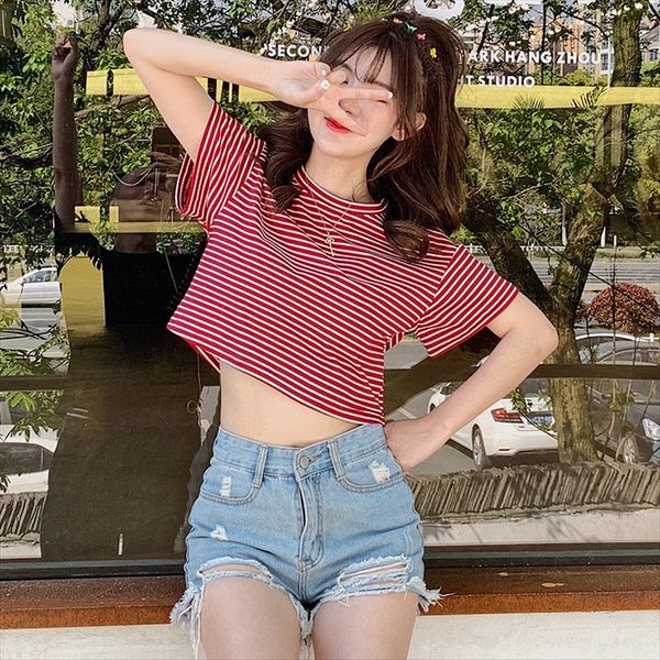 duan xiu 6131 striped short-sleeved t-shirt women's 2020 and all-match short ins fashion duan xiu 6131 striped short-sleeved t-shirt wo, White
duan xiu 6131 striped short-sleeved t-shirt women's 2020 and all-match short ins fashion duan xiu 6131 striped short-sleeved t-shirt wo, White