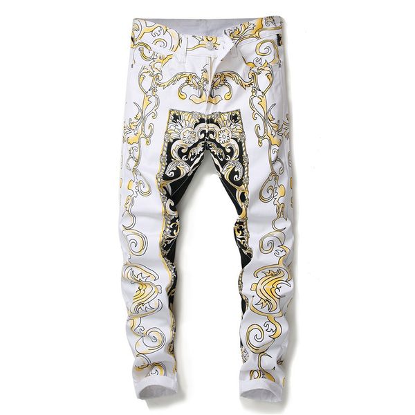 Men's Slim Printed Trousers Fashion Night Club Wear Cool Pants For Men Long Casual Pant
Men's Slim Printed Trousers Fashion Night Club Wear Cool Pants For Men Long Casual Pant