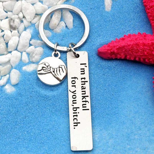 valentine's gifts stainless steel key ring i'm thankful for you bitch friendship keychain couple gift girlfriend funny gift, Silver
valentine's gifts stainless steel key ring i'm thankful for you bitch friendship keychain couple gift girlfriend funny gift, Silver