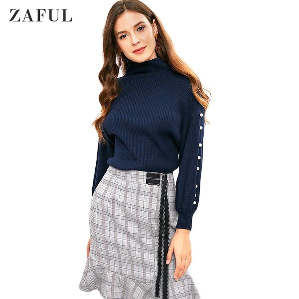 zaful turtleneck imitation pearl embellished sweater beading drop shoulder sweater micro-elastic autumn warm women pullovers2019, White;black
zaful turtleneck imitation pearl embellished sweater beading drop shoulder sweater micro-elastic autumn warm women pullovers2019, White;black